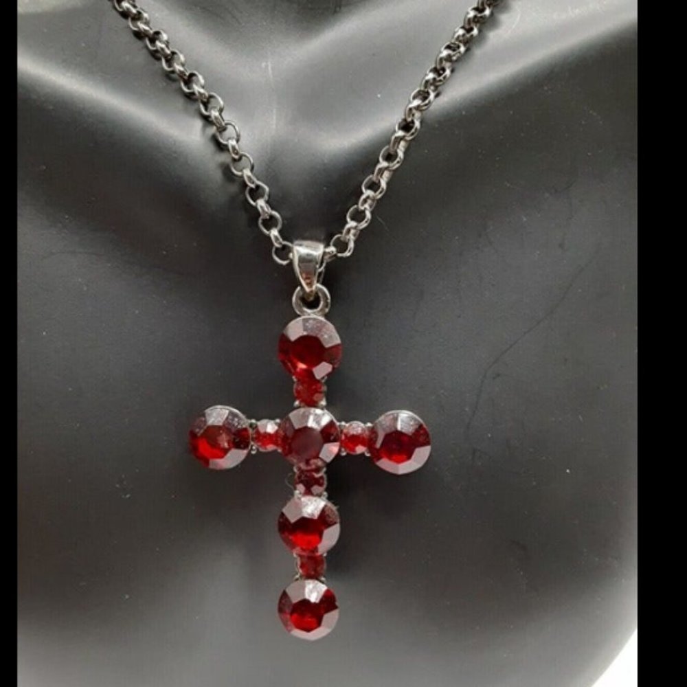 Vintage 24'' Ruby Red Cross (BRAND NEW NEVER WORN)